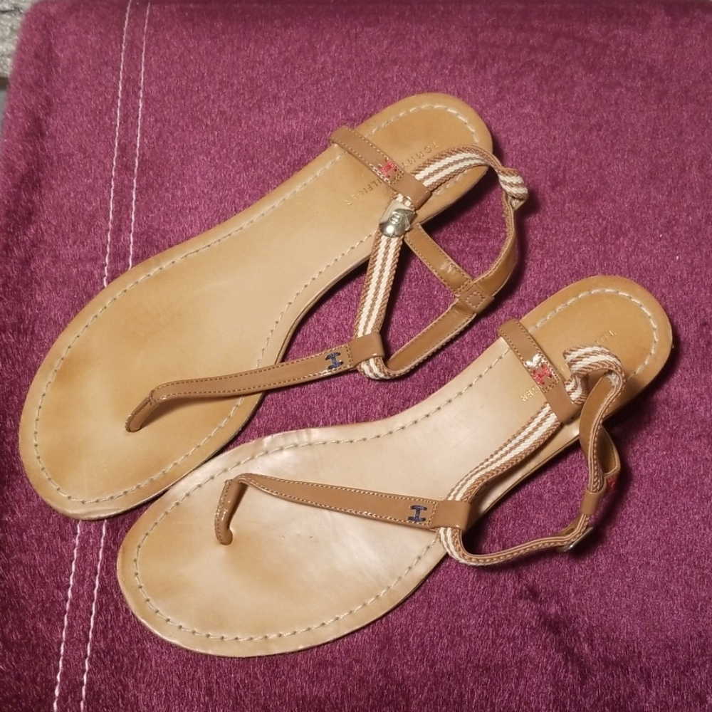 Tommy Hilfiger T-strap sandals